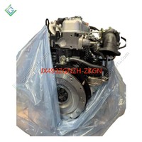 CG Auto Parts Ensemble de moteur JX493ZGNZH-ZKGN turbocompressé au GNC pour camion JMC, système d'alimentation au gaz naturel 2,5 L avec démarreur