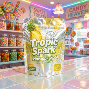 Custom Free Design 3.5g Holographic Mylar <b>Bag</b> For Food Storage Childproof CR zipper Water Proof Food Grade Plastic Packaging - Product Image 4