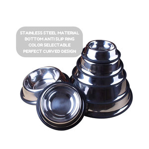 Fournisseur d'usine – Gamelles de luxe écologiques en acier inoxydable anti-renversement et antidérapantes pour chiens - Product Image 1