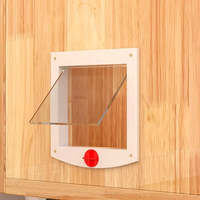 Nouvelle arrivée : Villa pour chat d'intérieur moderne et luxueuse en bois, grande, multifonctionnelle, respirante et spacieuse, avec roulettes mobiles