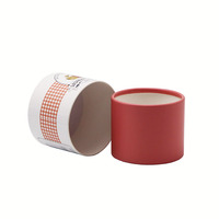 Tube d'Emballage Cylindrique Rond en Papier Kraft Personnalisé et Écologique pour Bougies en Cire
