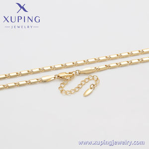 X000869204 XUPING joyería moda Simple 14K Color oro collar minimalista joyería Charles <span class=keywords><strong>De</strong></span> Gaulle cadena - Product Image 3