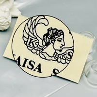 Étiquette de vêtement tissée personnalisée, matériau réfléchissant haute visibilité, découpe au laser, lavable, accessoires de vêtement écologiques