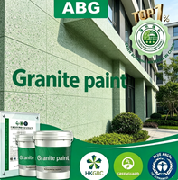 Peinture acrylique flexible couleur stable, revêtement aspect granit pour la rénovation extérieure des communautés logerielles abordables