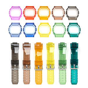 Étui de protection pour montre Lionorm, bracelet pour <span class=keywords><strong>Casio</strong></span> <span class=keywords><strong>G</strong></span> <span class=keywords><strong>Shock</strong></span> <span class=keywords><strong>DW</strong></span>-<span class=keywords><strong>5600</strong></span> <span class=keywords><strong>DW</strong></span>-5000 GW-M5610, bracelet de montre en caoutchouc transparent TPU - Product Image 5