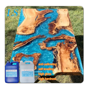 Resina epoxi de mesa Resina epoxi de alto brillo de cristal Sin COV Resina epoxi líquida autonivelante <span class=keywords><strong>A</strong></span> y B para pintura <span class=keywords><strong>artesa</strong></span> - Product Image 6