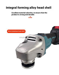 ספק סיני סיטונאי, מטחנת זווית תעשייתית 21V נטענת ללא פחמים עם הדק, דיסק ליטוש, חוסכת עבודה - Product Image 6