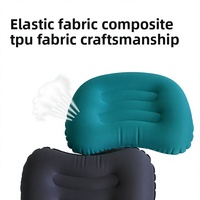 Coussin de tente d'extérieur gonflable en TPU, forme demi-lune, taille et couleur personnalisables, pour pause déjeuner, respirant et résistant à l'humidité