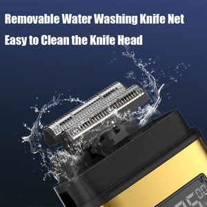 Afeitadora Eléctrica Recargable de Triple Cuchilla Recíproca para Hombres, Afeitado Suave e Indoloro para Cara y Barba, Uso Doméstico y Hotelero - Product Image 3