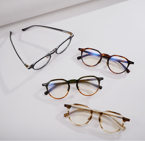 Gafas Ópticas de Acetato Crown Panto con Nuevo Diseño 2026, Gafas Boston, Fabricante de Logotipos Personalizados, Gafas Graduadas Personalizables - Product Image 1