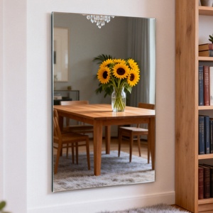 Frameless Wall <b>Mirror</b> Custom Size Silver Aluminum Glass <b>Sheet</b> 3mm 4mm 5mm for Bathroom Home Decor Wholesale Factory - Product Image 1