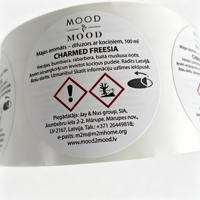 Étiquette de brochure multicouche personnalisée, autocollant imperméable multi-pages pour emballage de bouteilles de cosmétiques, de vin et de soins de la peau