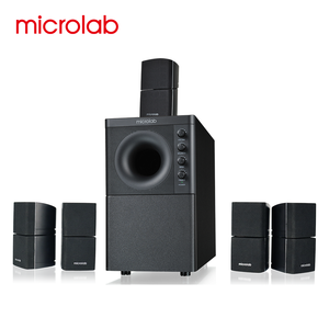 Sistema de Cine en Casa Microlab X3BT 5.1 con Subwoofer de 6.5 Pulgadas y Potencia de 166W RMS para una Experiencia Inmersiva en Películas, Fiestas y Uso con Computadora - Product Image 1