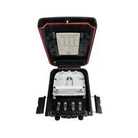 Caja de Distribución de Fibra Óptica FTTH de 16 Núcleos, Caja de Empalme Vertical para Exteriores, Caja de Distribución de Fibra Óptica de 16 Puertos