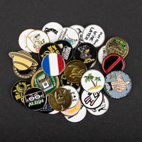 Marqueur de golf en émail personnalisé, durable, pour balles de golf, badge personnalisé, accessoire élégant pour le parcours de golf