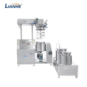 Cosmetic Cream Manufacturing Machine Skincare Lotion Vacuum Emulsifying Homogenizing Mixing Tank Mayonnaise Making Machine