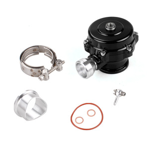 Soupape d'échappement externe Wastegate Turbo en alliage d'aluminium de 50 mm pour mise à niveau et modernisation, noir et rouge - Product Image 5