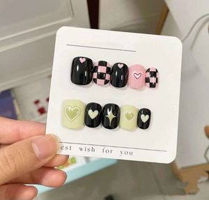 Easywell recién llegado hecho a mano Prensa <span class=keywords><strong>en</strong></span> <span class=keywords><strong>uñas</strong></span> acrílico personalizado paquete falso acrílico diseño personalizado <span class=keywords><strong>Navidad</strong></span> Prensa <span class=keywords><strong>en</strong></span> <span class=keywords><strong>uñas</strong></span> - Product Image 2