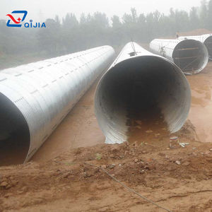 Épaisseur 4.0mm ondulation 200x55 <span class=keywords><strong>tuyau</strong></span> de ponceau en acier galvanisé ondulé de grand <span class=keywords><strong>diamètre</strong></span> - Product Image 6