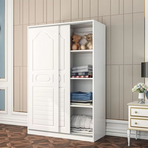 Modern Design Wood Simple Assembly Wardrobe Drawers for Bedroom Rental Room <b>Small</b> Apartment-Space-Saving Storage <b>Cabinet</b> - Product Image 1