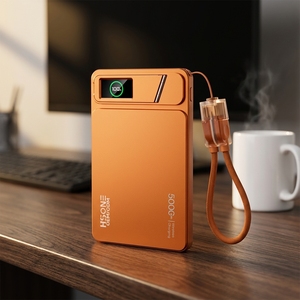 Batería Externa Magnética Ultra Delgada LC1C2 del Tamaño de una Tarjeta, 5000mAh/10000mAh, con Imanes N52, Pantalla AI y Salida de 20W - Product Image 1