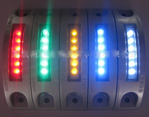 Luz de Señalización LED Solar de Media <span class=keywords><strong>Luna</strong></span> Impermeable con Sonido de Advertencia y Reflector Prismático de Alta Intensidad para Seguridad Vial - Product Image 5