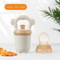 Sucette d'alimentation en silicone de qualité alimentaire pour bébés et nourrissons, style poussée, pour fruits et légumes, 0-24 mois