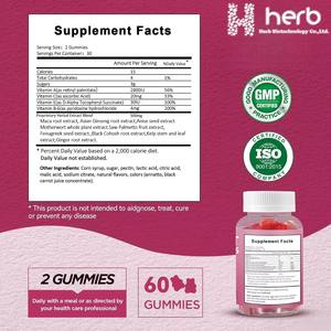 Gummies pour les fesses OEM ODM sous marque privée pour femmes, Gummies BBL avec mélange d'herbes Curva Boost - Product Image 2