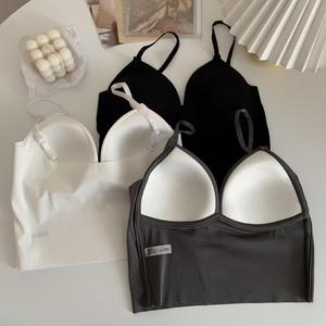 Stock d'usine sortes soutien-gorge respirant femmes gilet Douceur Confort Camisole beauté dos Débardeur fronde <span class=keywords><strong>sans</strong></span> <span class=keywords><strong>anneau</strong></span> en acier camisole - Product Image 3