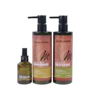 Shampoing masaroni biologique certifié MSDS, nom marques pour cheveux en vrac