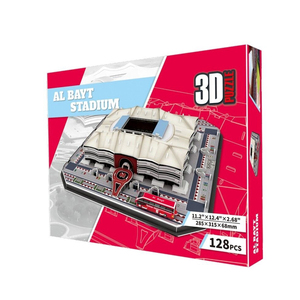 Rompecabezas 3D DIY, Modelo del Estadio Ahmad Bin'ali, Regalo de Catar <span class=keywords><strong>2022</strong></span>, con 128 Piezas - Product Image 5