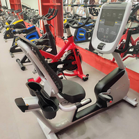 ASM-4025 Vélo semi-allongé commercial auto-alimenté avec moniteur de fréquence cardiaque et écran LED – Équipement de cardio-training et de gym en promotion