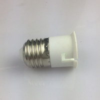 Convertisseur de douille et accessoires pour ampoule ignifuge E27 vers B22, adaptateur de douille à vis blanc pour ampoule halogène