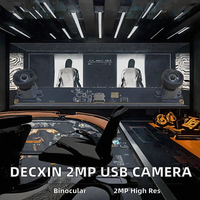 DECXIN 2MP USB Sürücüsüz Global Shutter Binoküler Kamera VR Mesafe Ölçme 3D Yeniden Yapılanma Senkron Çerçeve Modülü PS5268
