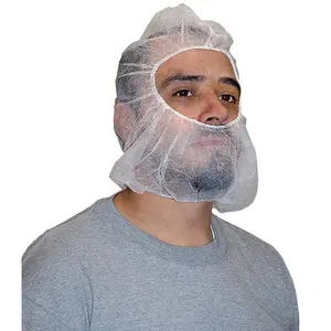 Wegwerp Balaclava Hood Non-woven Ruimte Cap Chirurgische Kap Hoofd Cap Baard En Gezicht Cover