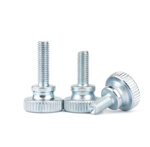 LeGood zinc plated carbon steel <b>knob</b> head thumb screw M3 thread 10mm length GB834 - Product Image 2