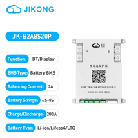 JIKONG Smart BMS JK-B2A8S20P 200A 8S 24V Sistema de Gestión de Baterías (BMS) con Balance Activo 2A para LiFePO4 Li-ion PCBA para RS485 CANBUS