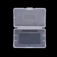 Étui de carte de jeu en plastique transparent pour GameBoy GBA/GBM/GBA SP boîte de rangement porte-carte de jeu coque de couverture