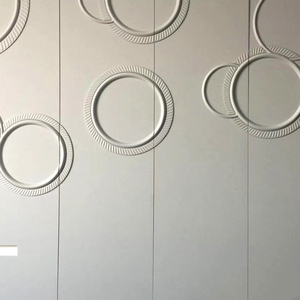 Cao cấp tùy chỉnh nhà nội thất kết thúc PVC GỖ PHÒNG KHÁCH TV nền tường Hội Đồng Quản trị phòng ngủ dập nổi chạm khắc <span class=keywords><strong>3D</strong></span> nghệ thuật tấm Tường - Product Image 6