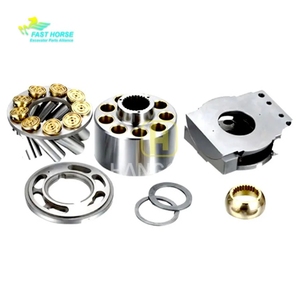 Kit de réparation de pompe hydraulique, kit de révision de pompe principale, bloc-cylindres, plaque de soupape, piston, plateau oscillant, joint, compatible avec Komatsu K3V112DR - Product Image 2
