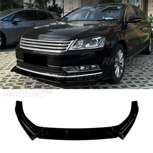 สำหรับรถยนต์ Volkswagen Passat B7 รุ่นมาตรฐาน ปี 2011-2015 ชุดแต่งกันชนหน้า สปลิตเตอร์ดิฟฟิวเซอร์ ชุดแต่งตัวถังรถยนต์ ฝาครอบป้องกันกันชน - Product Image 3