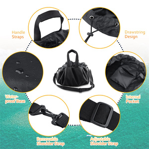 Portable <b>Large</b> Beach Dry Bag Waterproof Changing <b>Mats</b> Outdoor Wetsuit Change <b>Mat</b> with Shoulder and Handle Strap for Surfing - Product Image 5