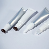 Tube applicateur rond en plastique personnalisé pour soins du cuir chevelu, crème pour les yeux, huile à lèvres 5ml 10ml 15ml – Cosmétique vide OEM ODM