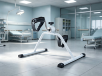 Mini-vélo d'exercice domestique, appareil de fitness léger et durable en plastique et acier, machine de musculation, rééducation des jambes pour personnes âgées