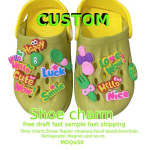 Accesorios Personalizados para Zapatos <span class=keywords><strong>de</strong></span> PVC Suave, Dijes para Zapatos con Diseño <span class=keywords><strong>de</strong></span> Concientización sobre el Cáncer <span class=keywords><strong>de</strong></span> <span class=keywords><strong>Mama</strong></span>, Dijes Rosas para Zapatos en Existencia - Product Image 3