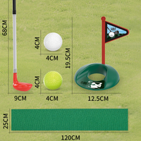 Ensemble de clubs de golf AJB avec tapis d'entraînement, jeu de golf de plein air, jouet sportif