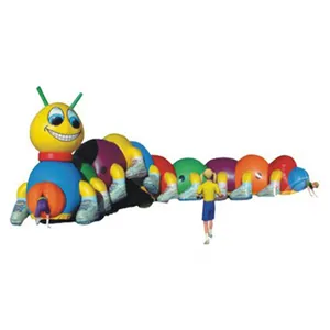 Tunnel gonflable coloré pour enfants, commercial, long, 18 mètres, pour extérieur, fête amusant, jours, livraison gratuite