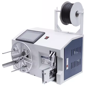 Automatic Wire Coil Winding Twisting <b>Binding</b> <b>Machine</b> Desktop Power Cable Data Cord Winding Tying <b>Machine</b> for Cable Factory - Product Image 1