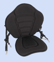 Siège gonflable pour planche à pagaie avec dossier pliable en tissu – Chaise de plage confortable pour kayak en mer et détente sur le rivage