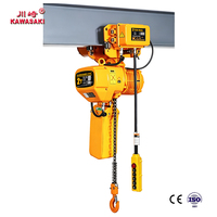 Palans électriques à chaîne industriels robustes M5 IP55 220V 380V 440V 2 tonnes 2000 kg G80 avec chariot motorisé pour monorail
